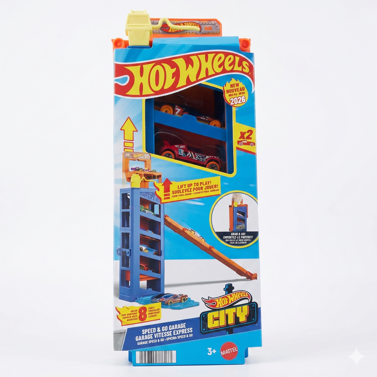 Hot Wheels Estacionamiento Portátil - Garage Speed Y Go