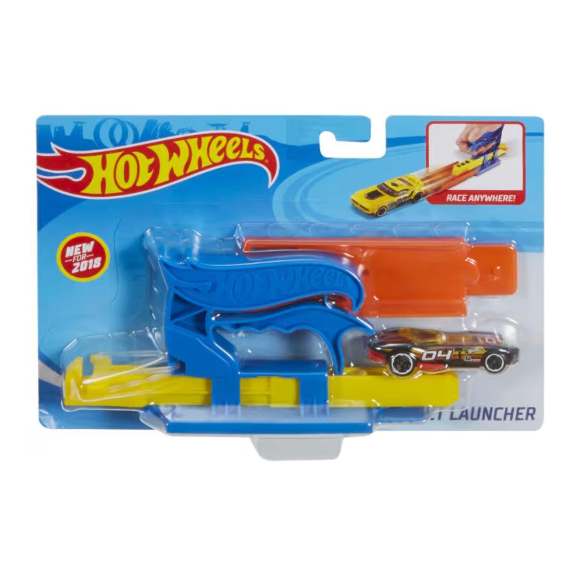 Hot Wheels Lanzador De Bolsillo - Azul