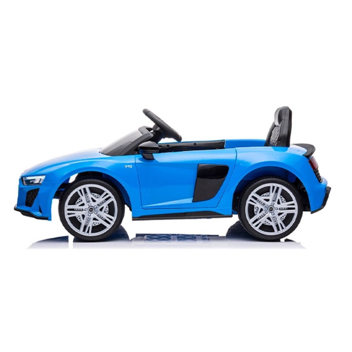 Auto A Batería Audi R8 Spyder Azul De 12V De 2 Motores Con Control Remoto