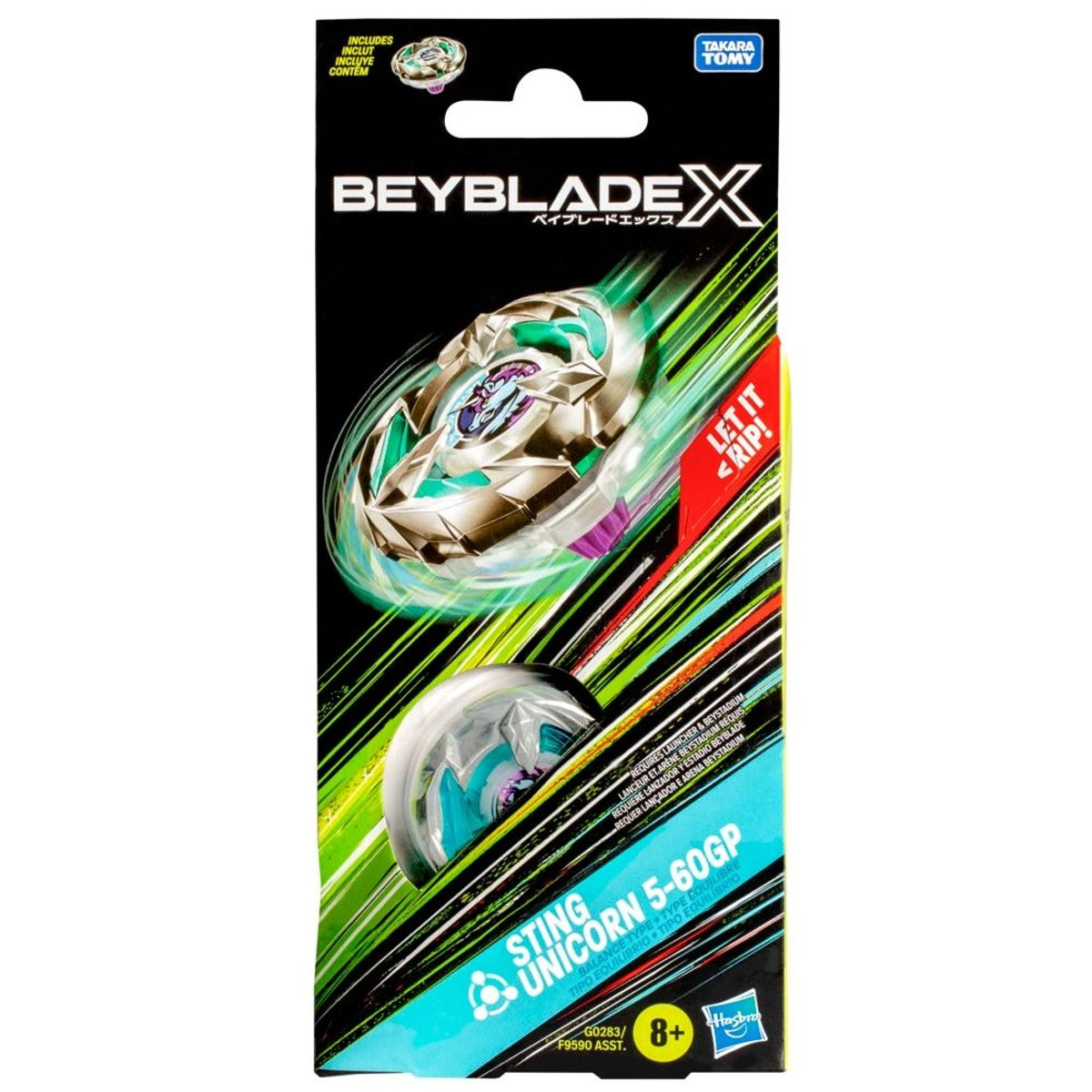 Beyblade X Booster Single Top Ast - Sting Unicorn 5-60Gp
