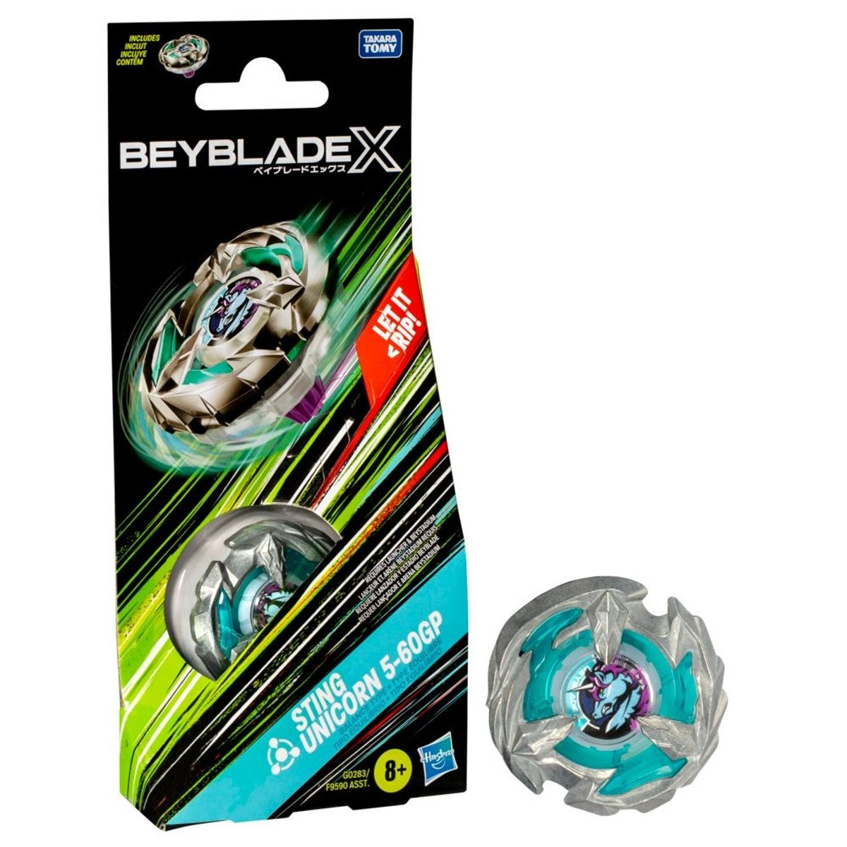 Beyblade X Booster Single Top Ast - Sting Unicorn 5-60Gp
