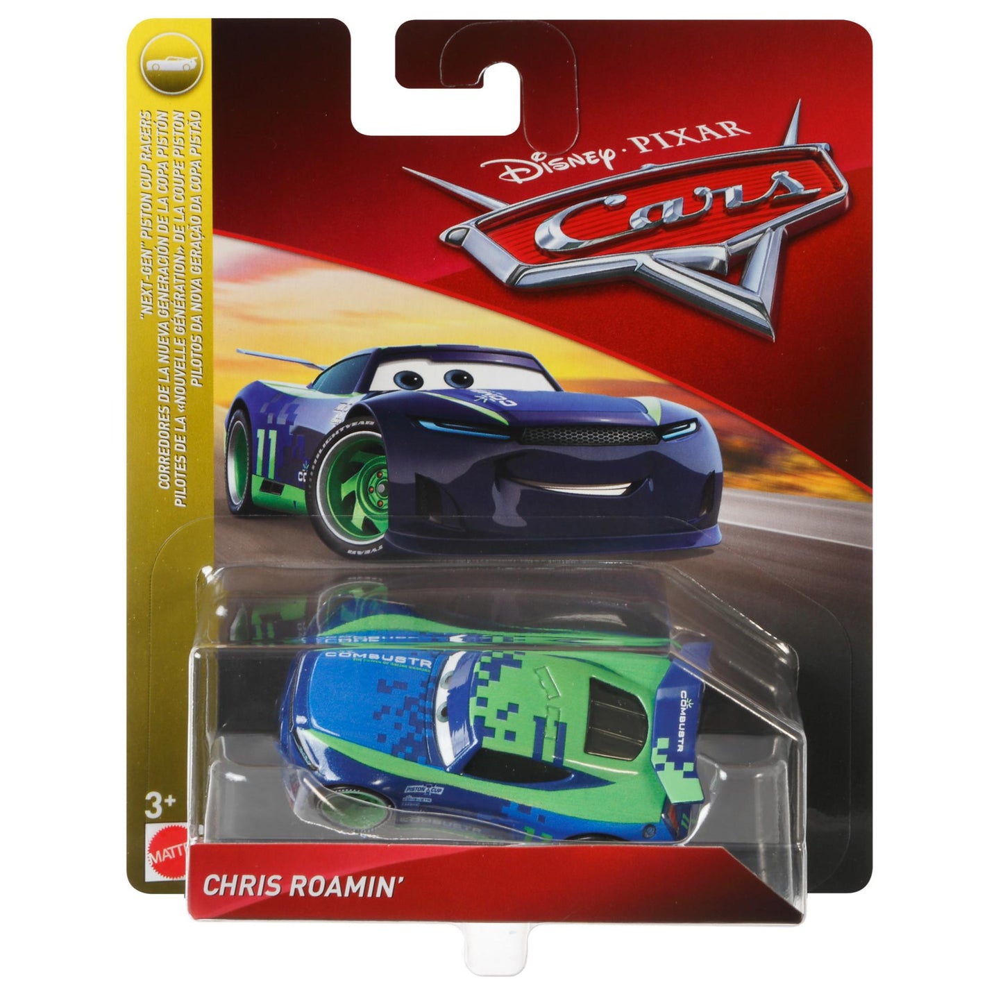 Disney Pixar Cars Auto Básico 1:55 - Sheriff Chris Roamin