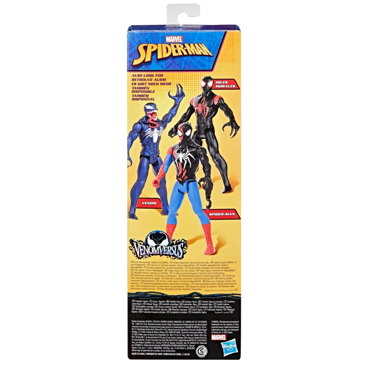 Figura De Acción Spiderman Venom versus Titan Hero Series - Venom