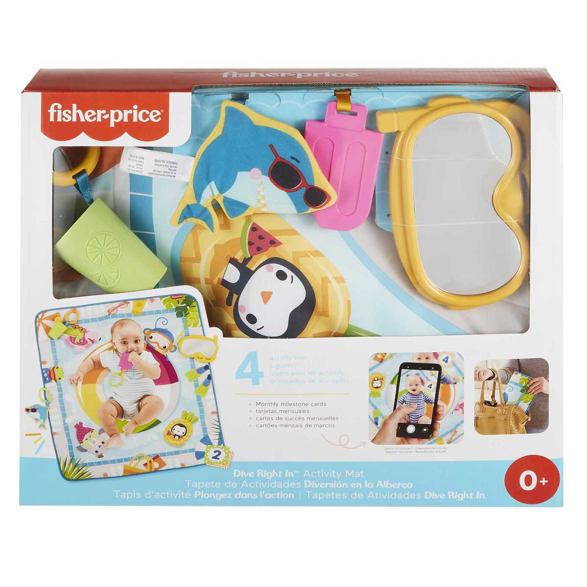 Fisher Price Alfombra Picina De Actividades Mattel