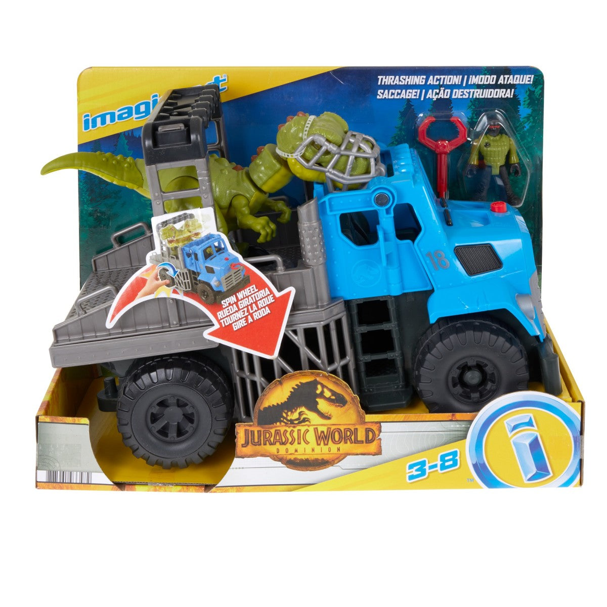 Imaginext Jurassic World Transportadora De Dinosaurios