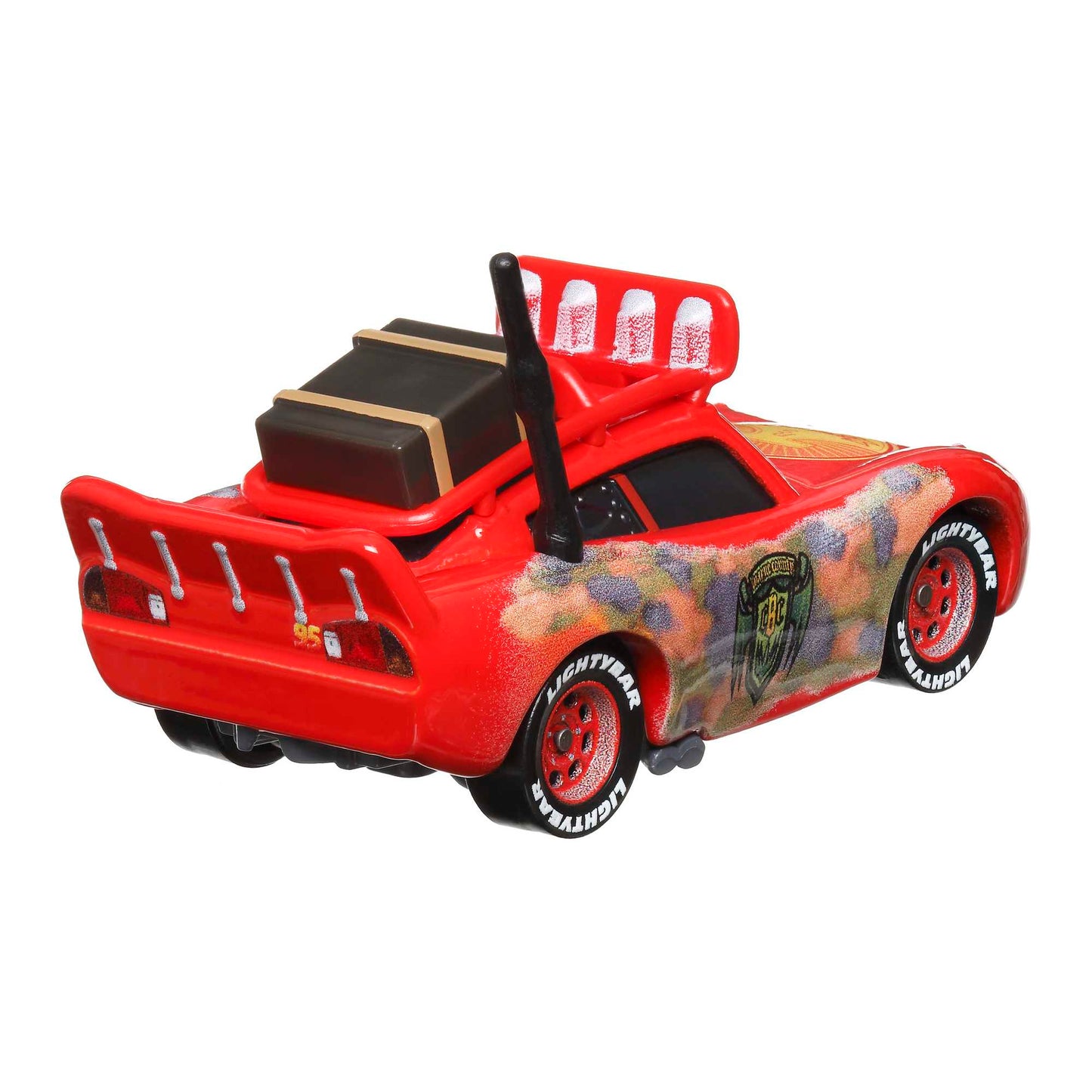 Disney Pixar Cars Auto Básico 1:55 - Sheriff Rayo McQueen Cazador de Críptidos