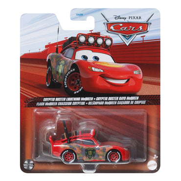 Disney Pixar Cars Auto Básico 1:55 - Sheriff Rayo McQueen Cazador de Críptidos