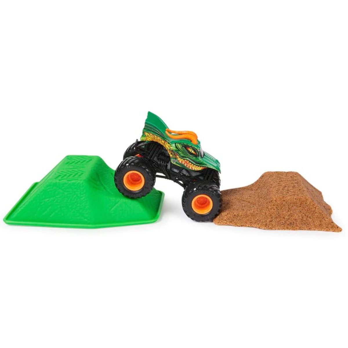 Monster Jam Set Vehículo + Kinetic Sand