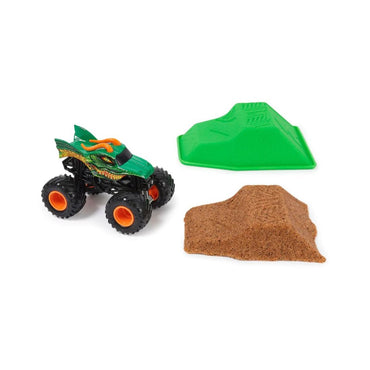 Monster Jam Set Vehículo + Kinetic Sand