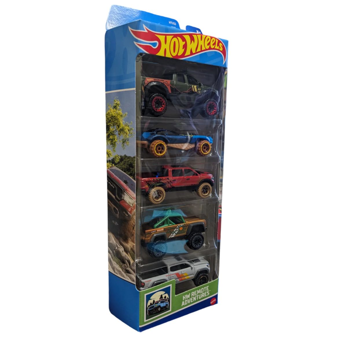 Pack 5 Autos Básicos Hotwheels - Hw Remote Adventures