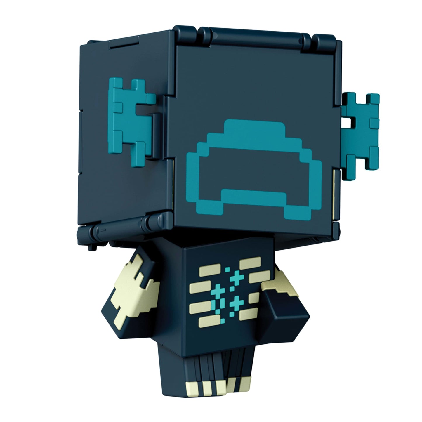Minecraft Vanilla Figura De Acción Flippin Warden + Catalizador Sculk
