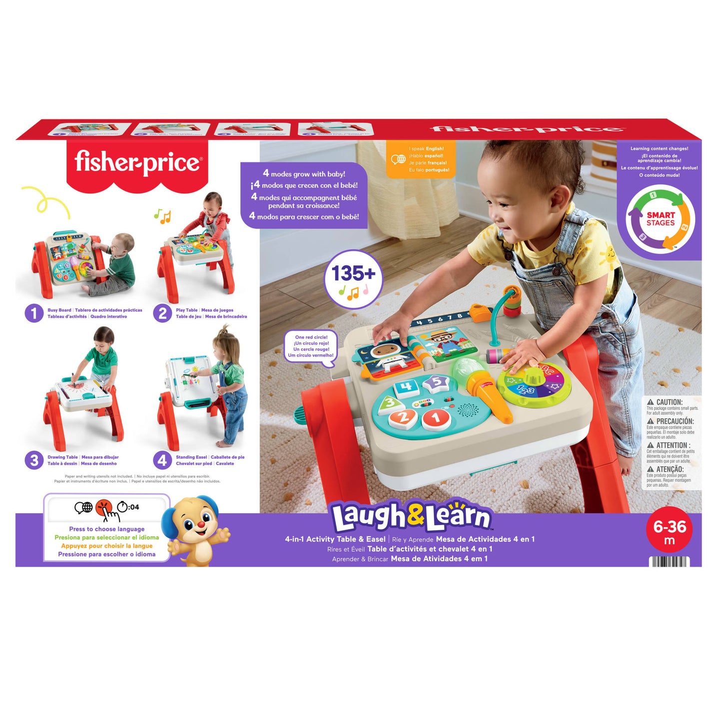 Fisher-price Juguete Para Bebés Mesa De Actividades 4 En 1-15