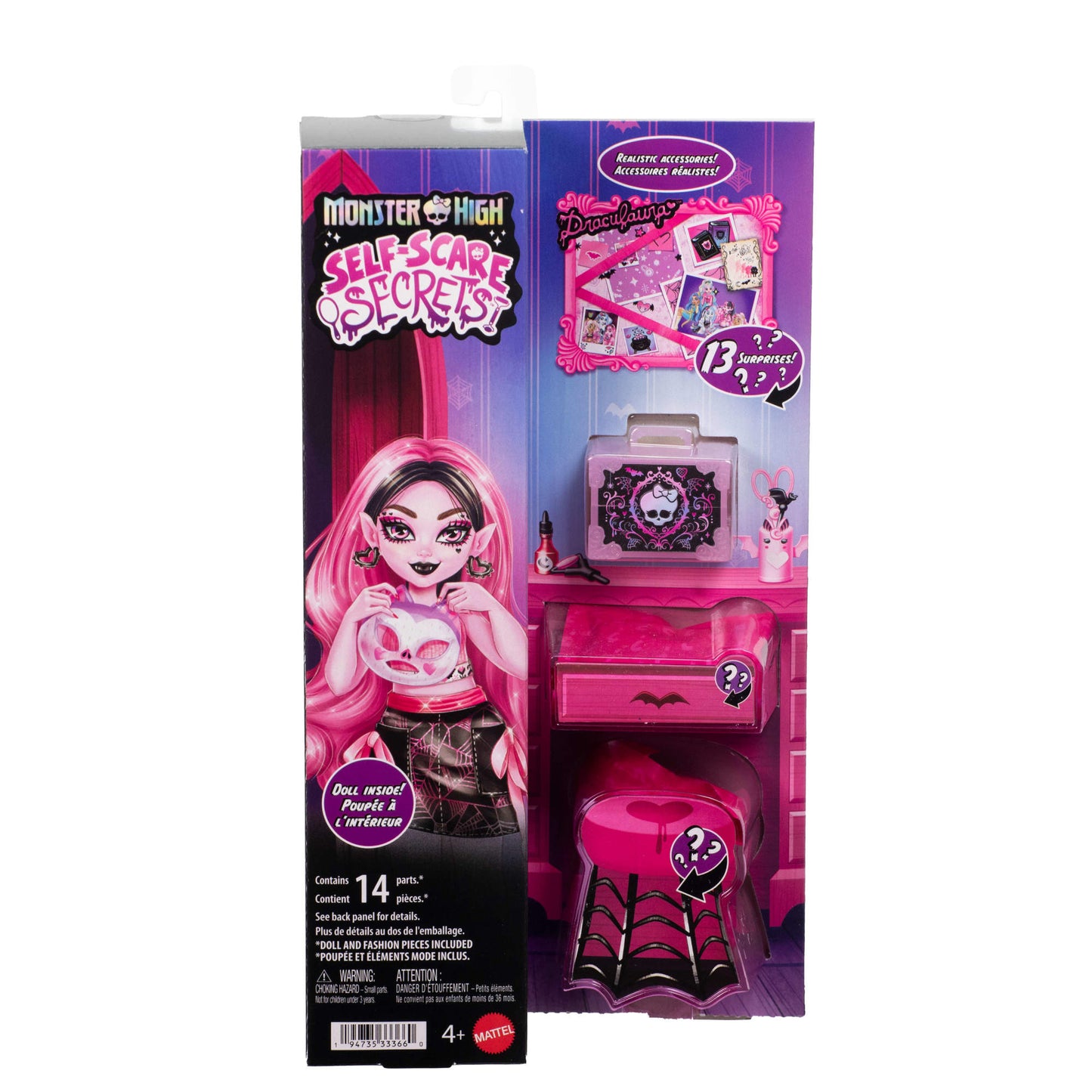 Monster High Self-scare Secrets Serie 1 Sorpresa - Draculaura-9