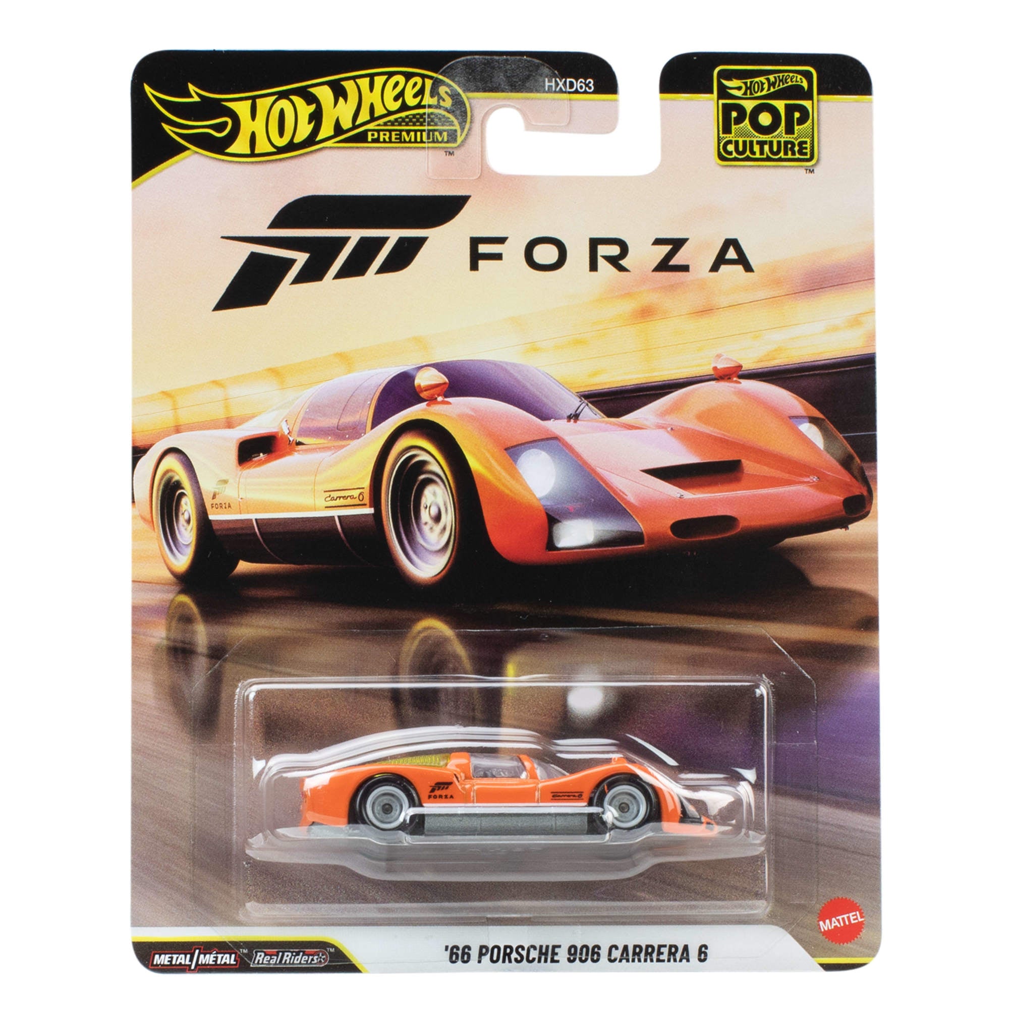 Hot Wheels Vehículo De Colección Auto Cultura Pop Sorpresa - 66 Porsche 906 Carrera 6-6
