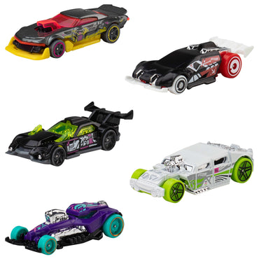 Pack 5 Autos Básicos Hot Wheels - Fórmula 1 HW Gassers Cyber Noir
