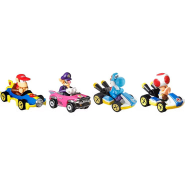 Hot Wheels Paquete Sorpresa De 4 Autos Mario Kart