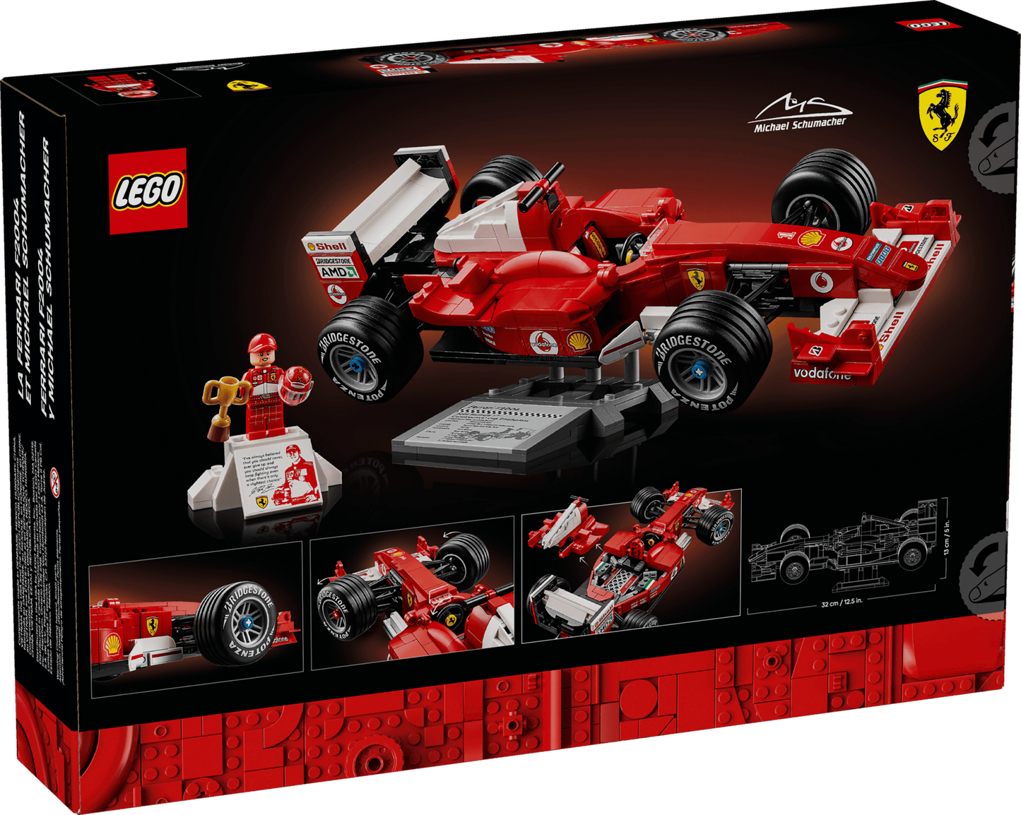 Ferrari F2004 Y Michael Schumacher Lego Icons