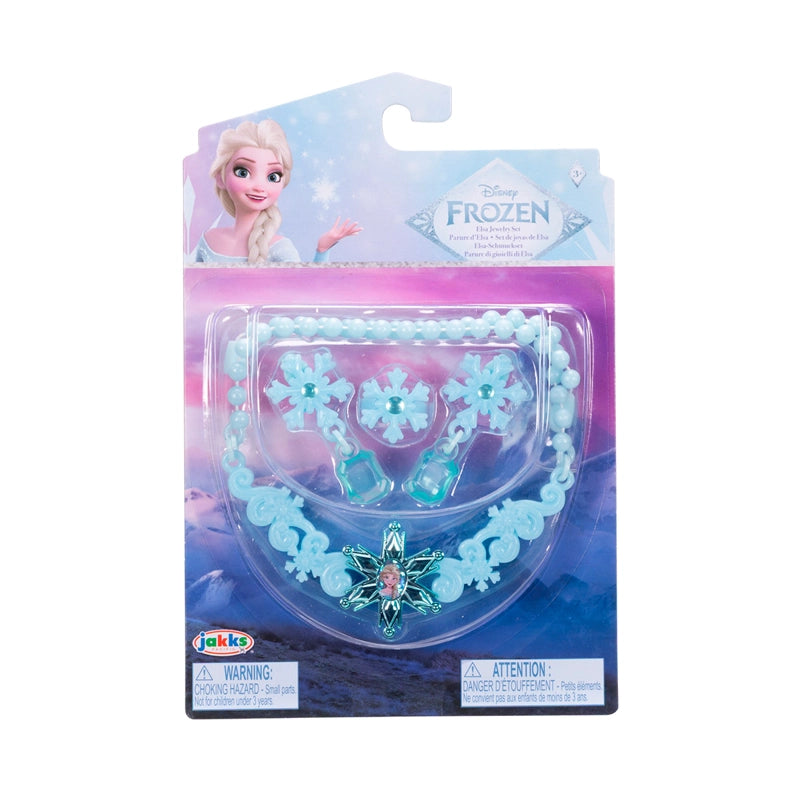 Set De Collar Y Aros Princesas De Disney - Elsa