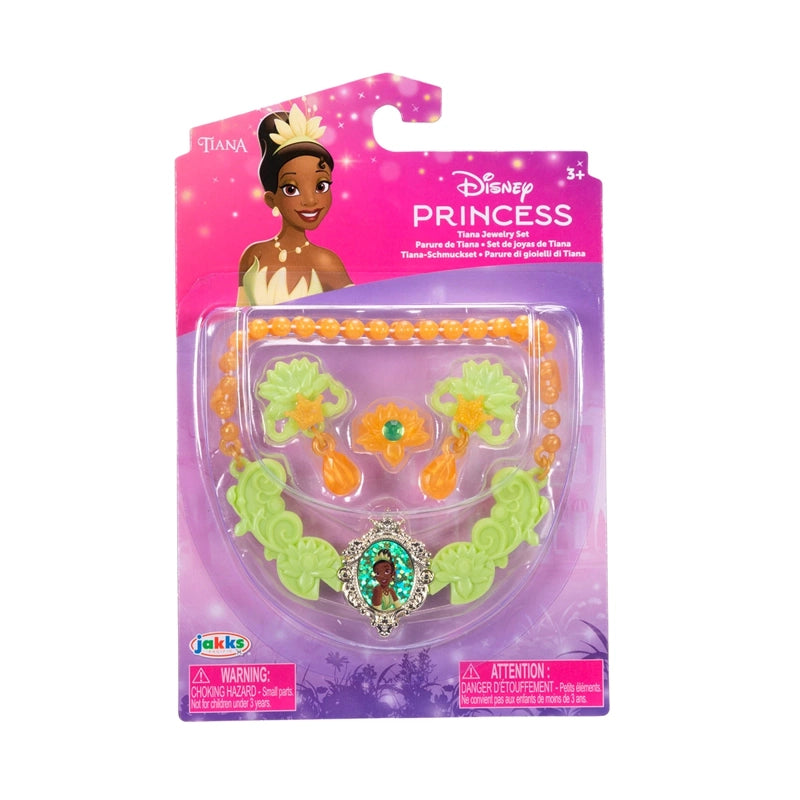 Set De Collar Y Aros Princesas De Disney - Tiana