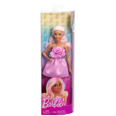 Barbie Fashionistas - 238-Vestido Rosa Sin Tirantes