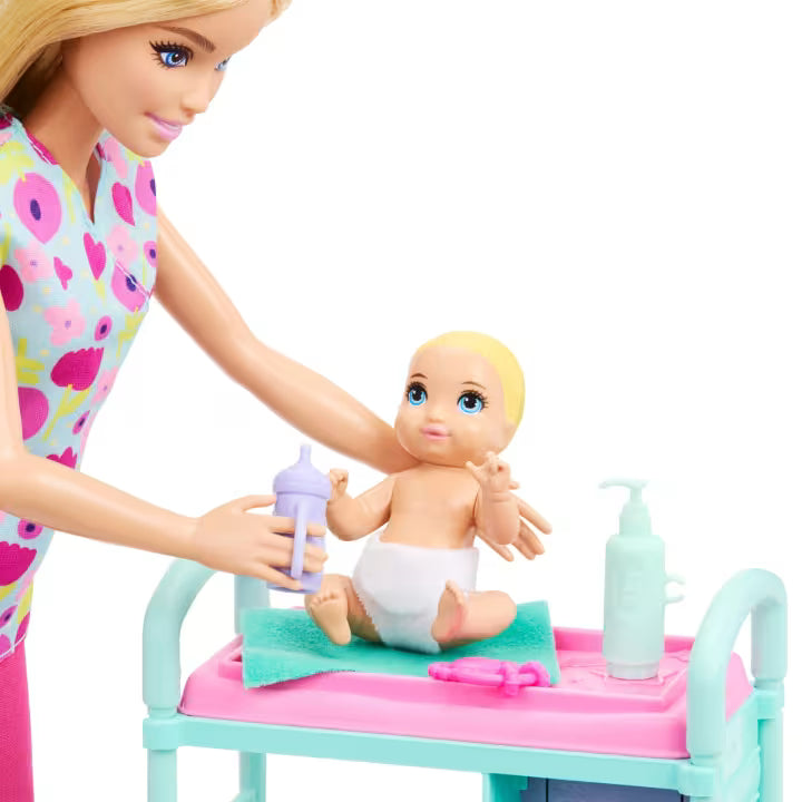 Barbie Set De Profesiones Con Muñeca - Pediatra