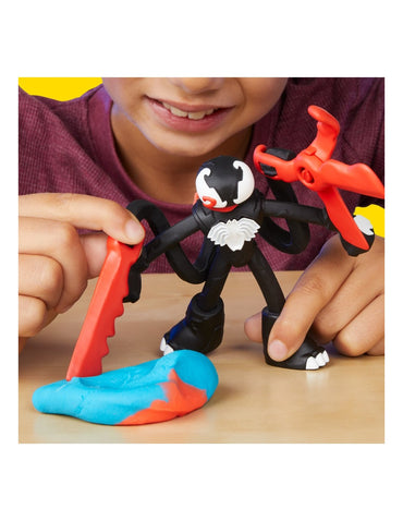 Play-doh Spider-man Lanza Y Atrapa