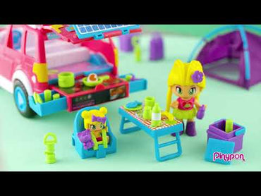 Coche Familiar Con Muñecas Y Accesorios Pinypon