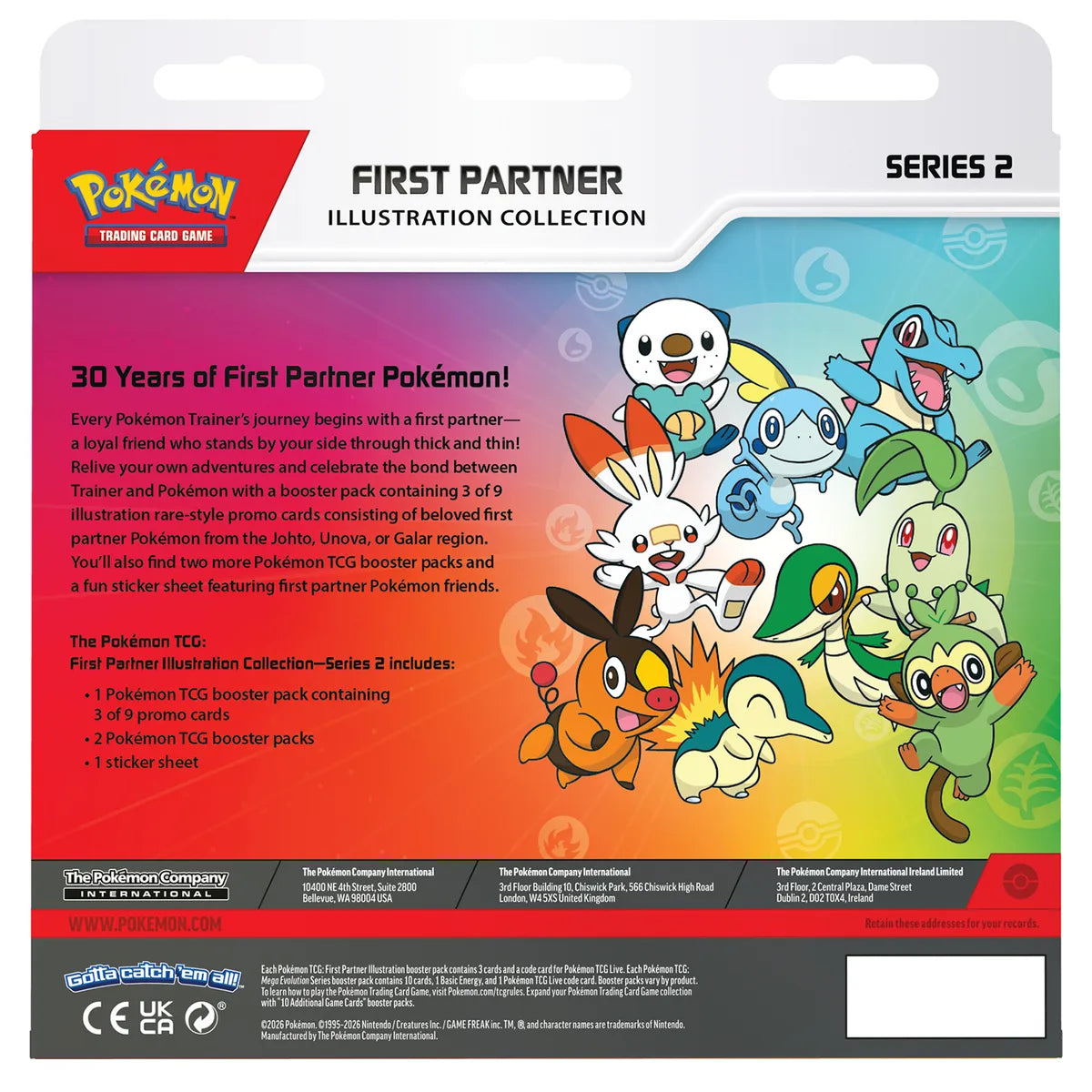 Pokemon Tcg First Partner Illustration Collection (q2 2026) Ing