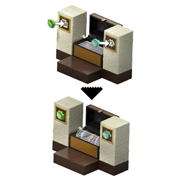 Minecraft Core Figura De 8cm Con Crafting 2-pack - El Cofre De Duster