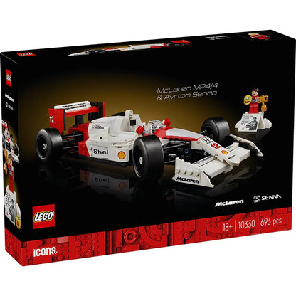 Mclaren Mp4/4 Y Ayrton Senna Lego Icons