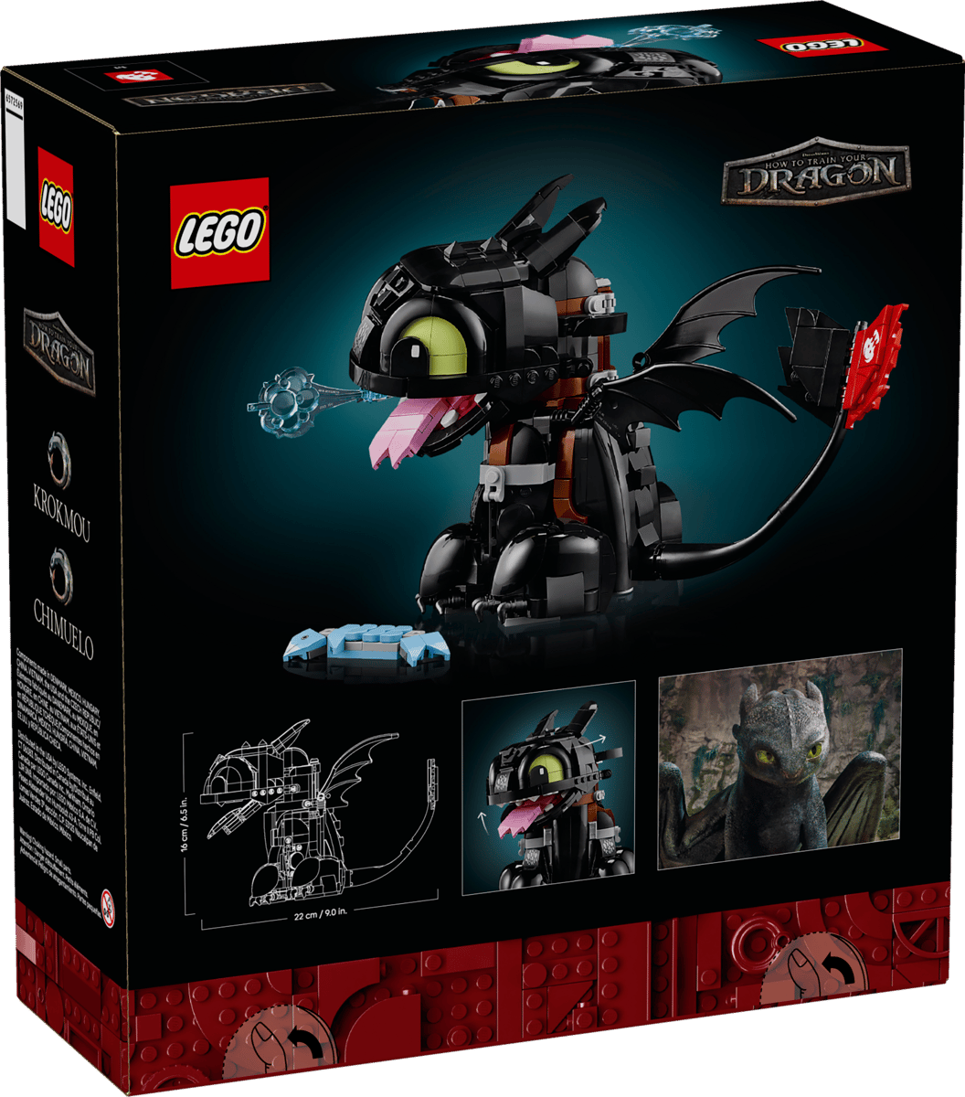 Como Entrenar A Tu Dragon Chimuelo Lego Icons