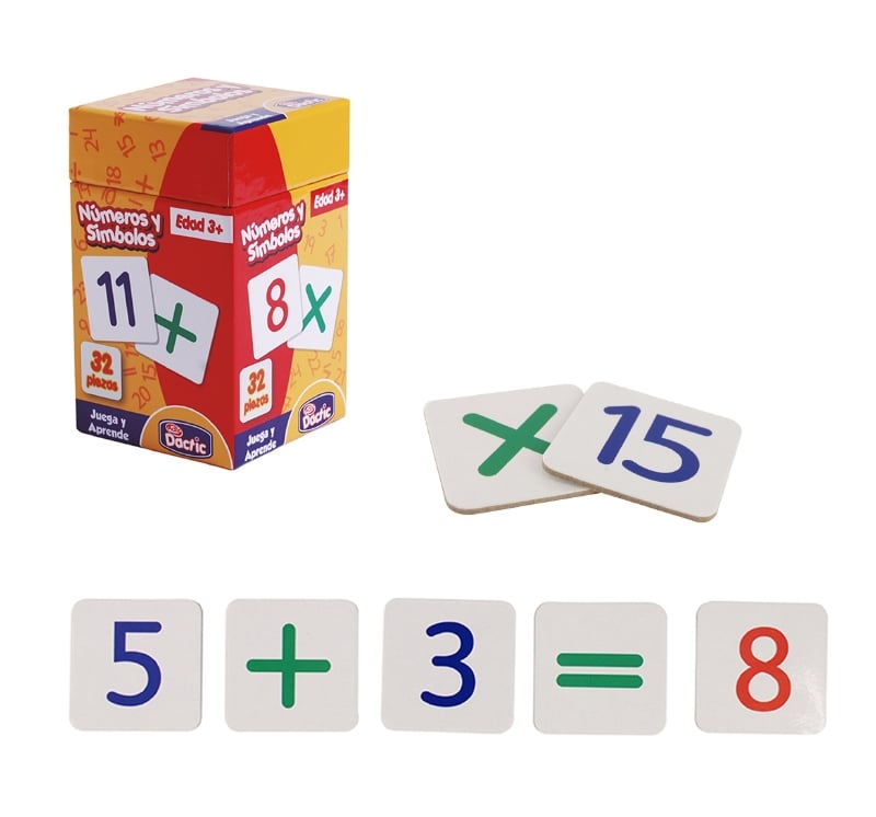 Numero Y Simbolo Mtematico Carton 035 Dactic