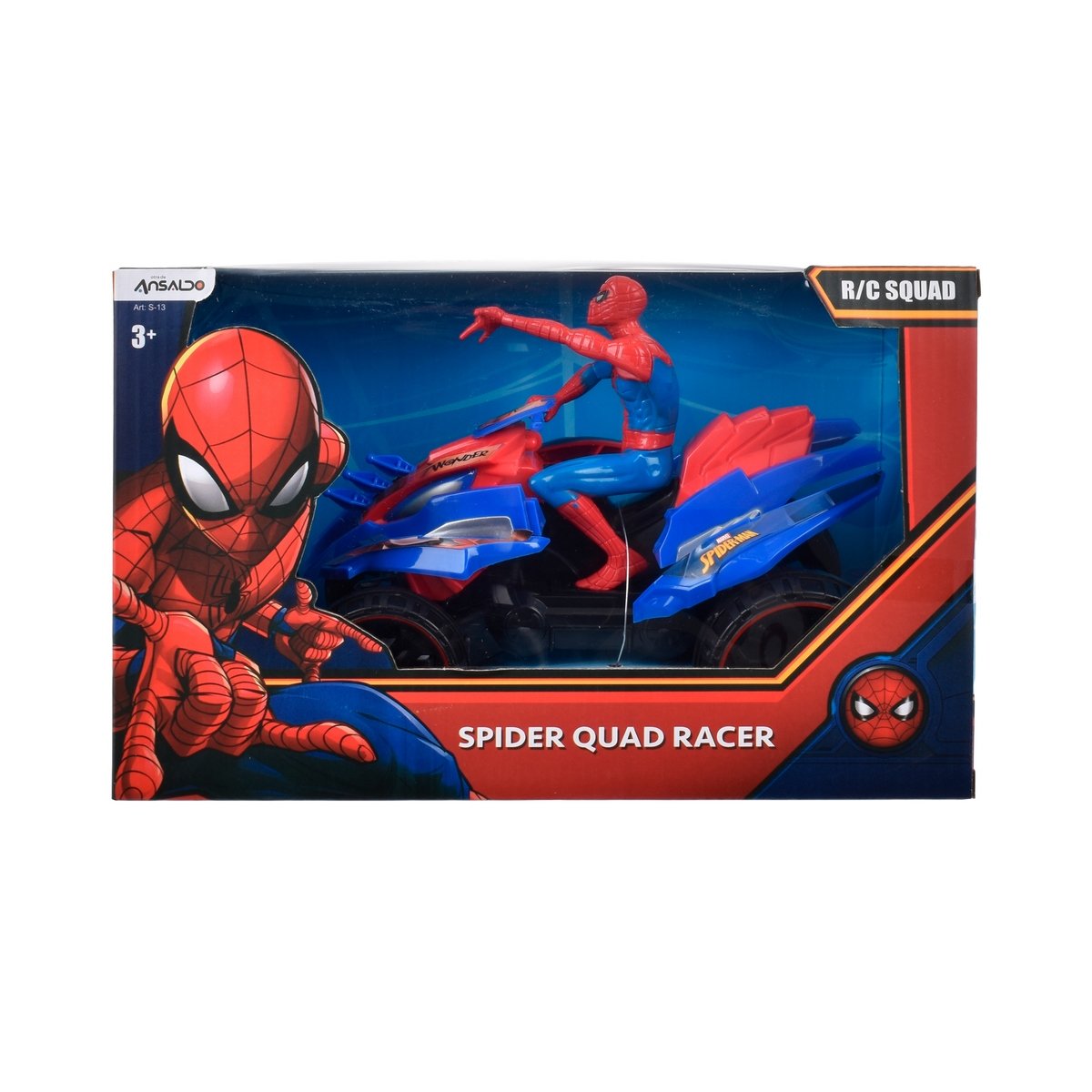 Cuatrimoto R/C Con Figura Spiderman