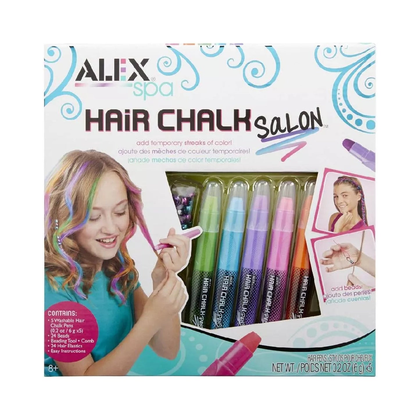 Salon De Lapices De Pelo Mechones Y Cuentas Alex