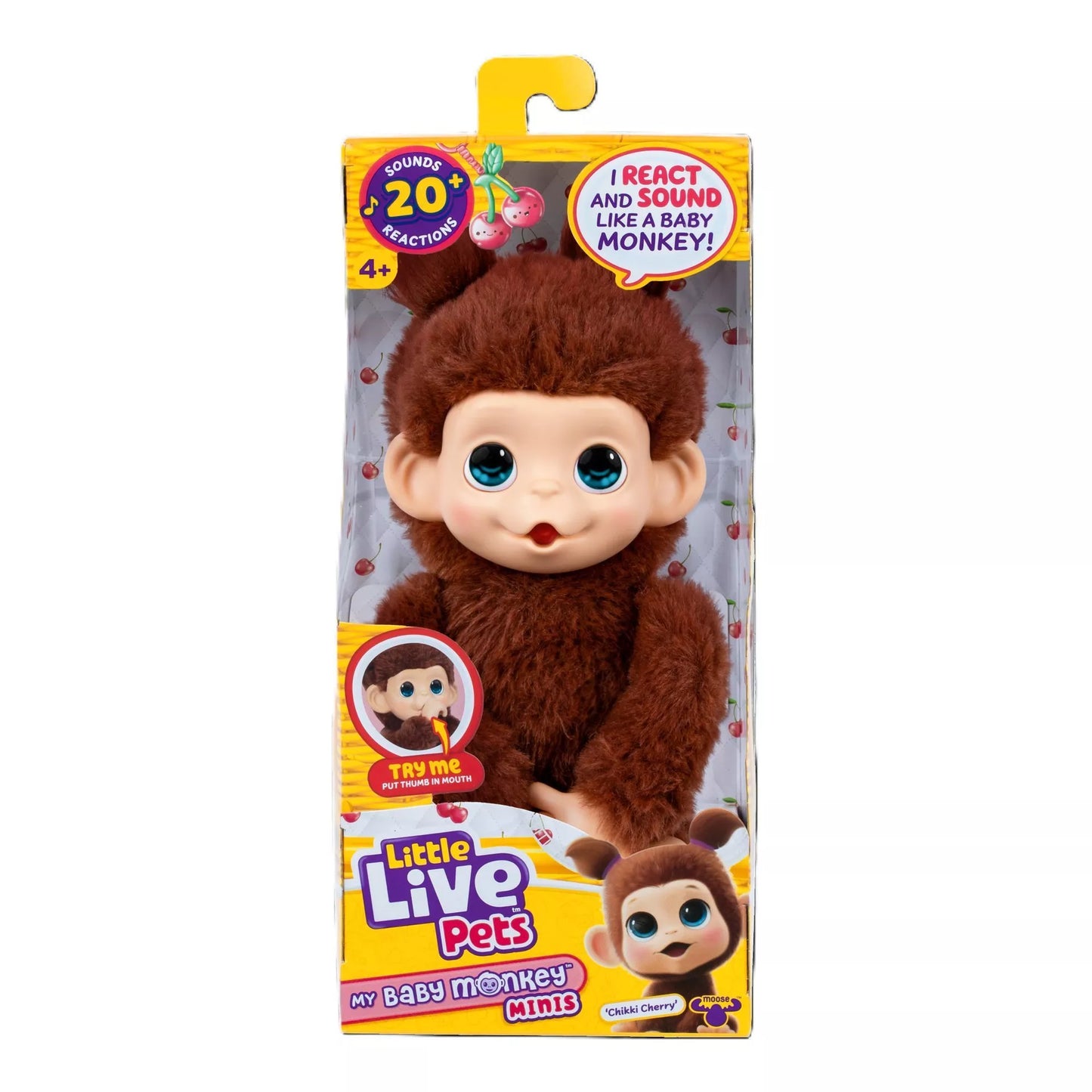 Little Live Pets My Baby Monkey S3 - Chikki Cherry