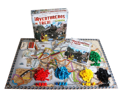 Juego De Mesa Aventureros Al Tren Europa
