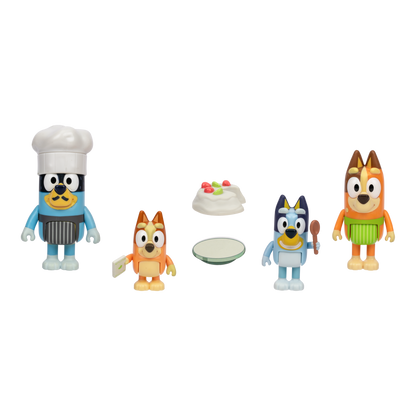 Bluey Pack 4 Figuras - Pavlova