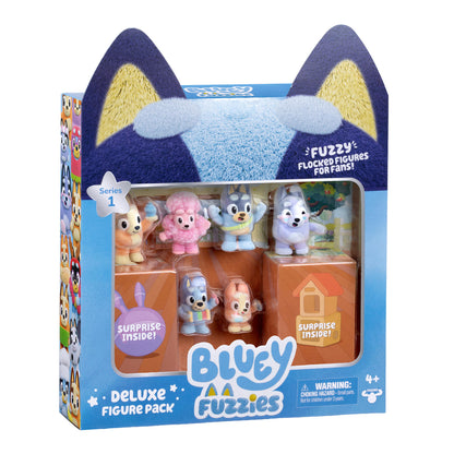 Bluey Fuzzies Deluxe Fig. Pack
