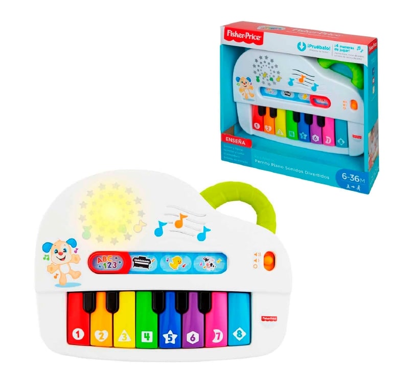 Fisher Price Perrito Piano Sonidos Divertidos