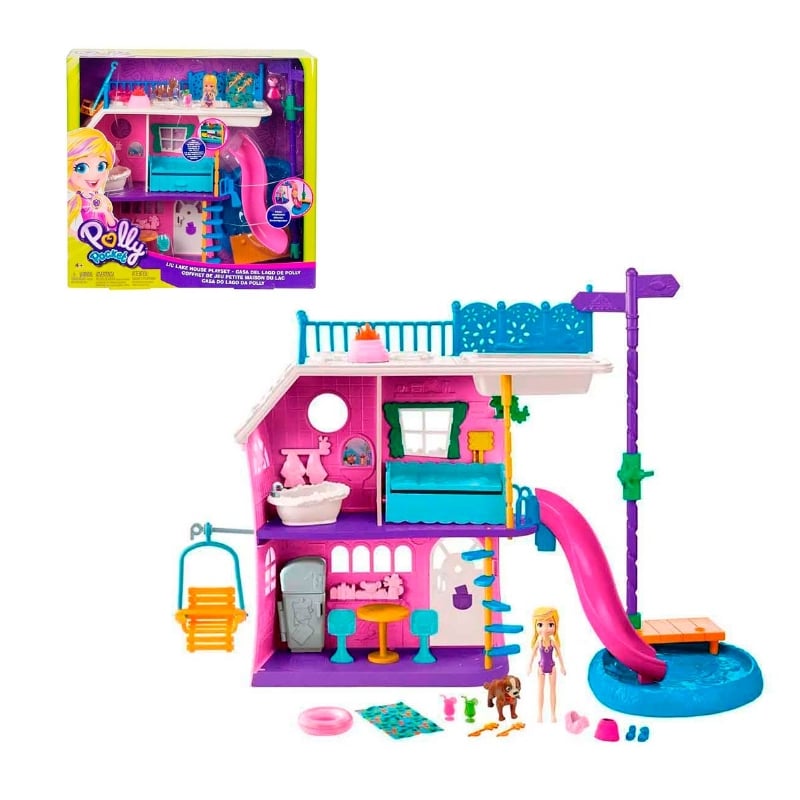 Polly Pocket Casa Del Lago De Polly