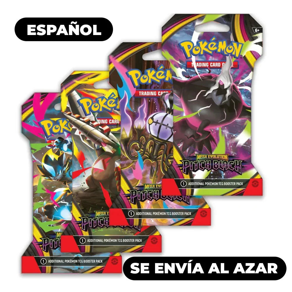 Pokemon Tcg Pitch Black Sleeved Booster Esp | Compra Online