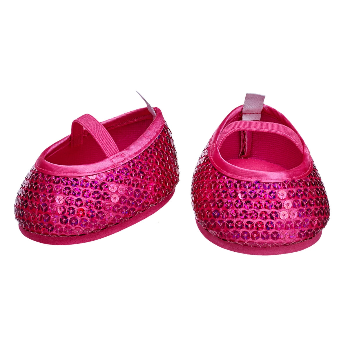 Zapatos Fucsia Lentejuelas Build-A-Bear Categoría: Zapatos Build-a-Bear Tipo producto:  Accesorios para muñecas y muñecos de acción