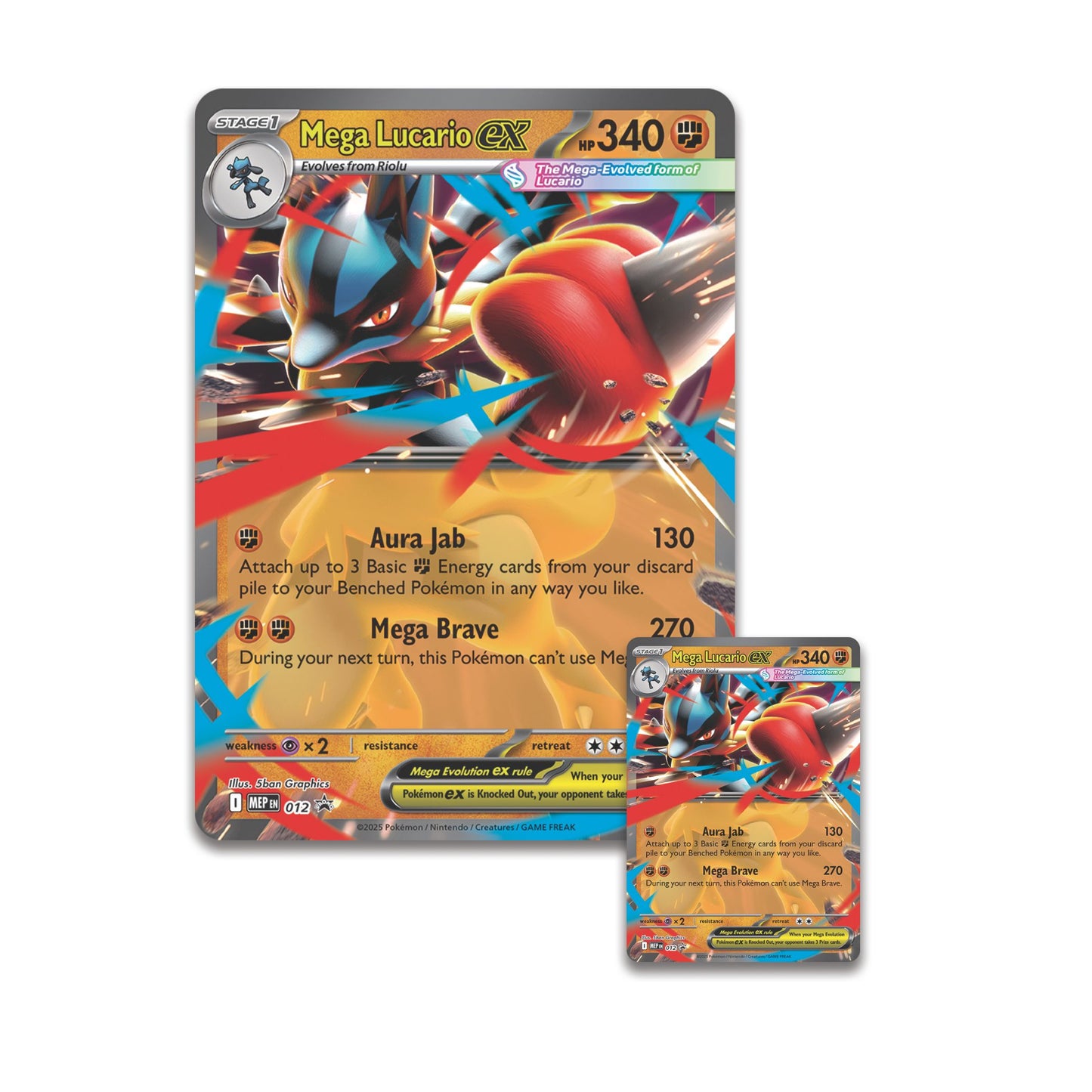Pokémon Tcg Mega Lucario Ex Figure Collection Inglés