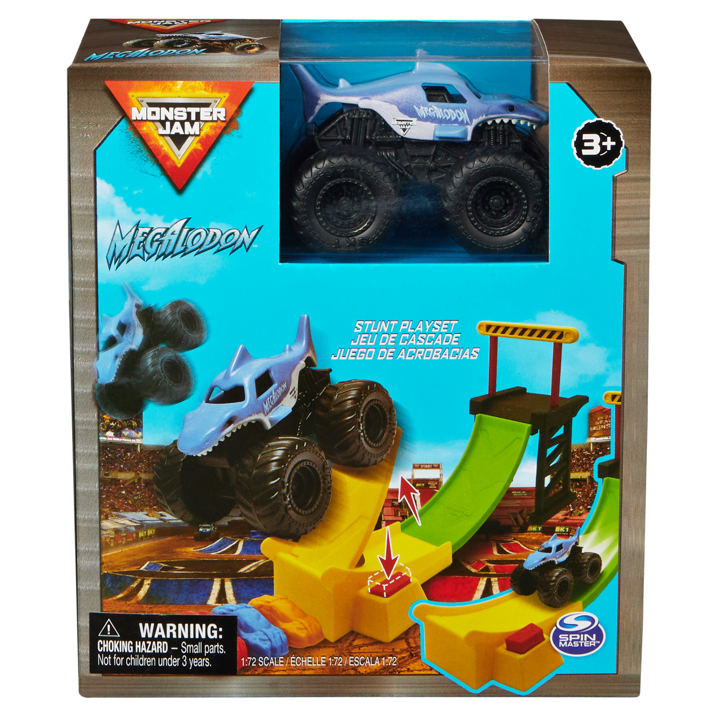 Monster Jam 1:72 Mini Playset - Megalodon