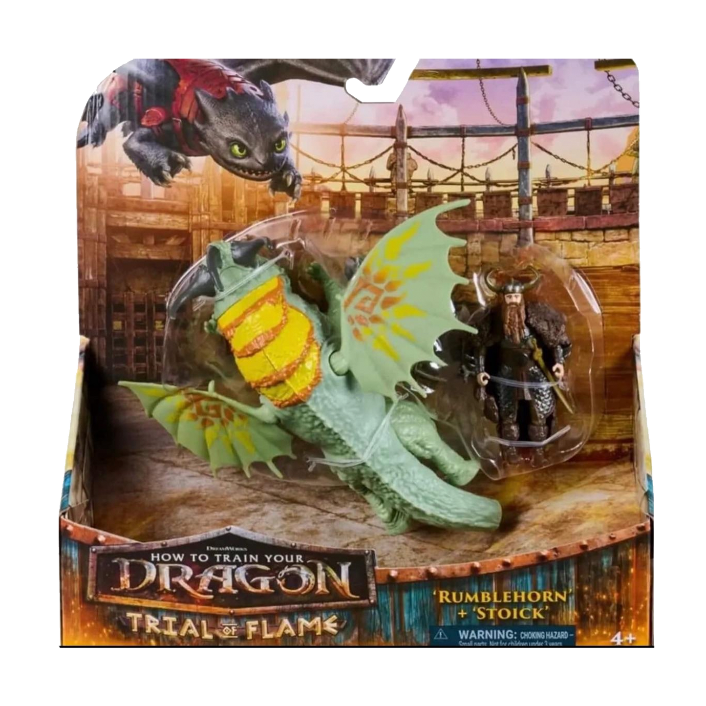 Como Entrenar A Tu Dragon Con Vikingo - Cuernatronante + Estoico