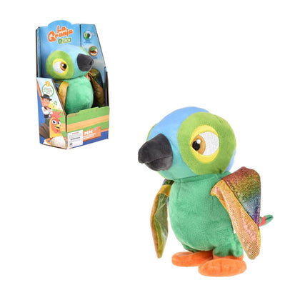 Peluche Lorito Pepe 20Cm Baila Canta Y Habla La Granja De Zenon