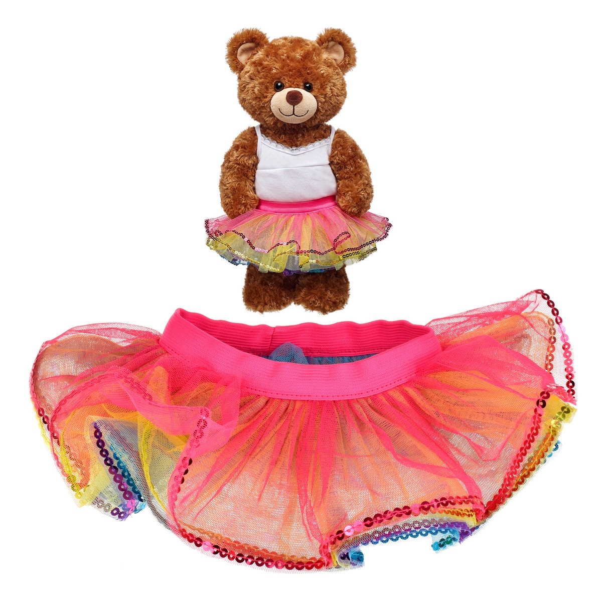 Tutu Arcoiris 2 Build-A-Bear Categoría: Ropa Build-a-Bear Tipo producto:  Accesorios para muñecas y muñecos de acción