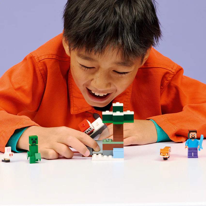 La Aventura De Steve En La Taiga Lego Minecraft