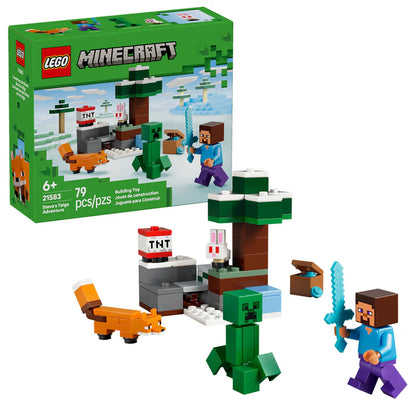 La Aventura De Steve En La Taiga Lego Minecraft