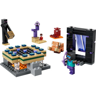 El Viaje Por El Nether Y El Portal Al End Lego Minecraft